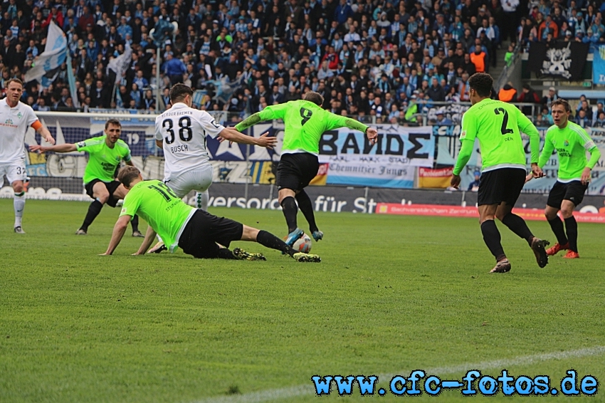 Chemnitzer FC - SV Werder Bremen II 2:1 (1:0)