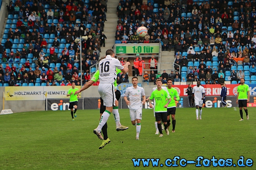 Chemnitzer FC - SV Werder Bremen II 2:1 (1:0)