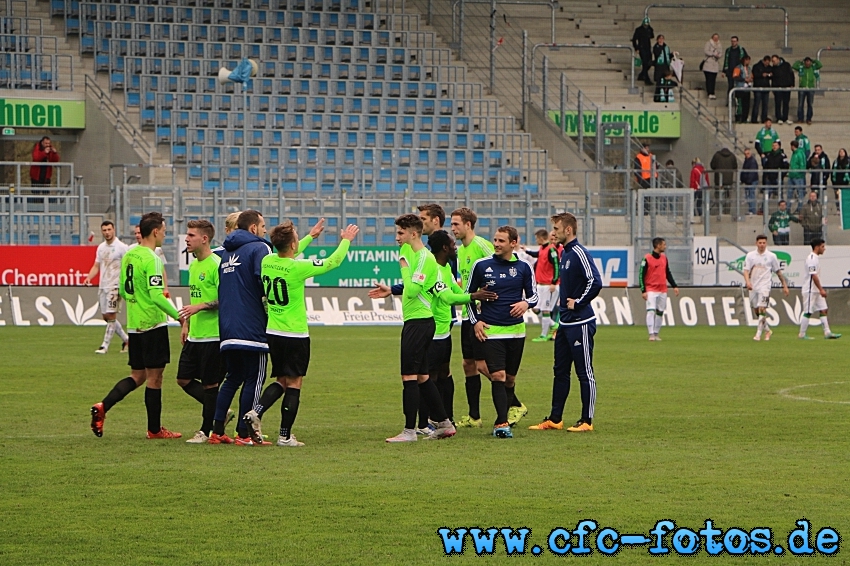 Chemnitzer FC - SV Werder Bremen II 2:1 (1:0)
