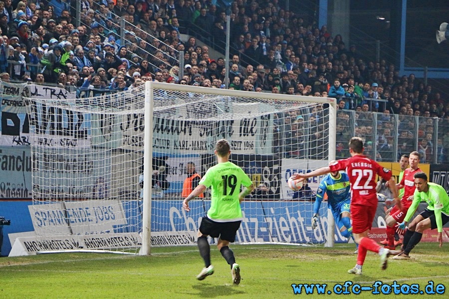 Chemnitzer FC - FC Energie Cottbus 4:0(1:0)