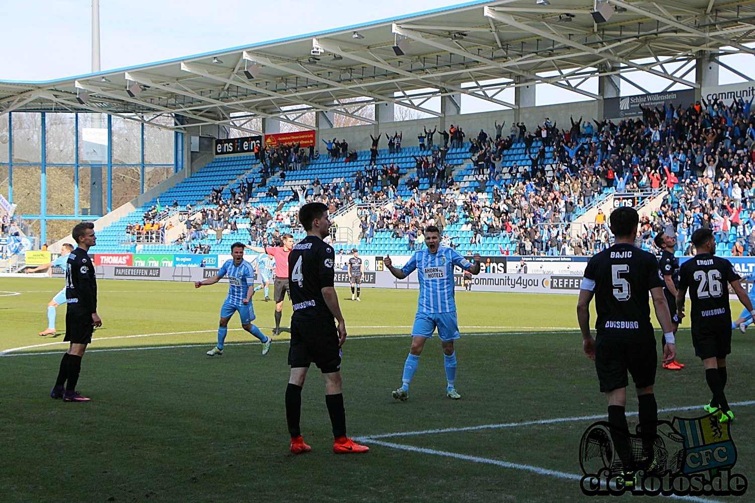 Chemnitzer FC - MSV Duisburg 2:3 (1:1)
