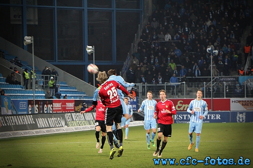 Chemnitzer FC - SG Sonnenhof Groaspach 0:2 (0:0)