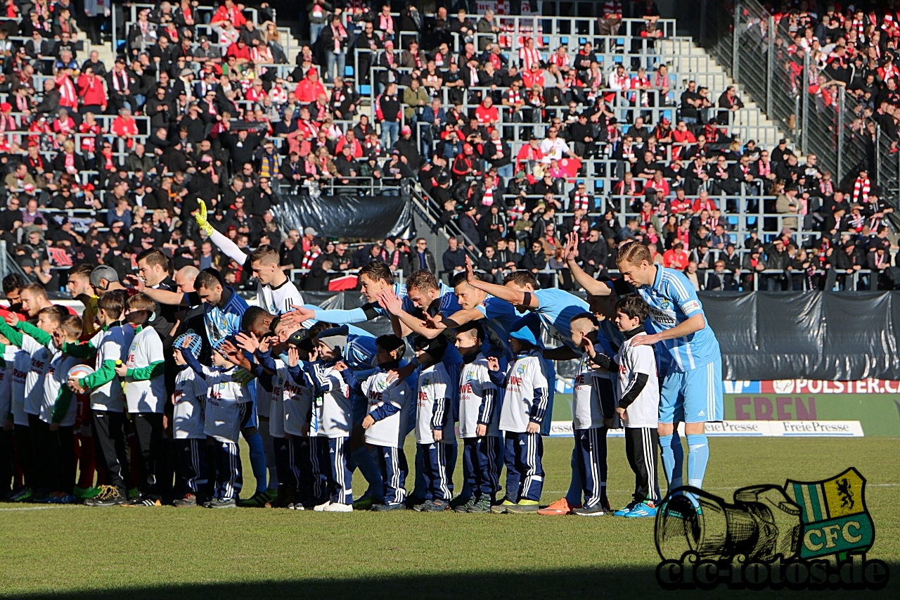 Chemnitzer FC - Hallescher FC 1:1 (0:0)