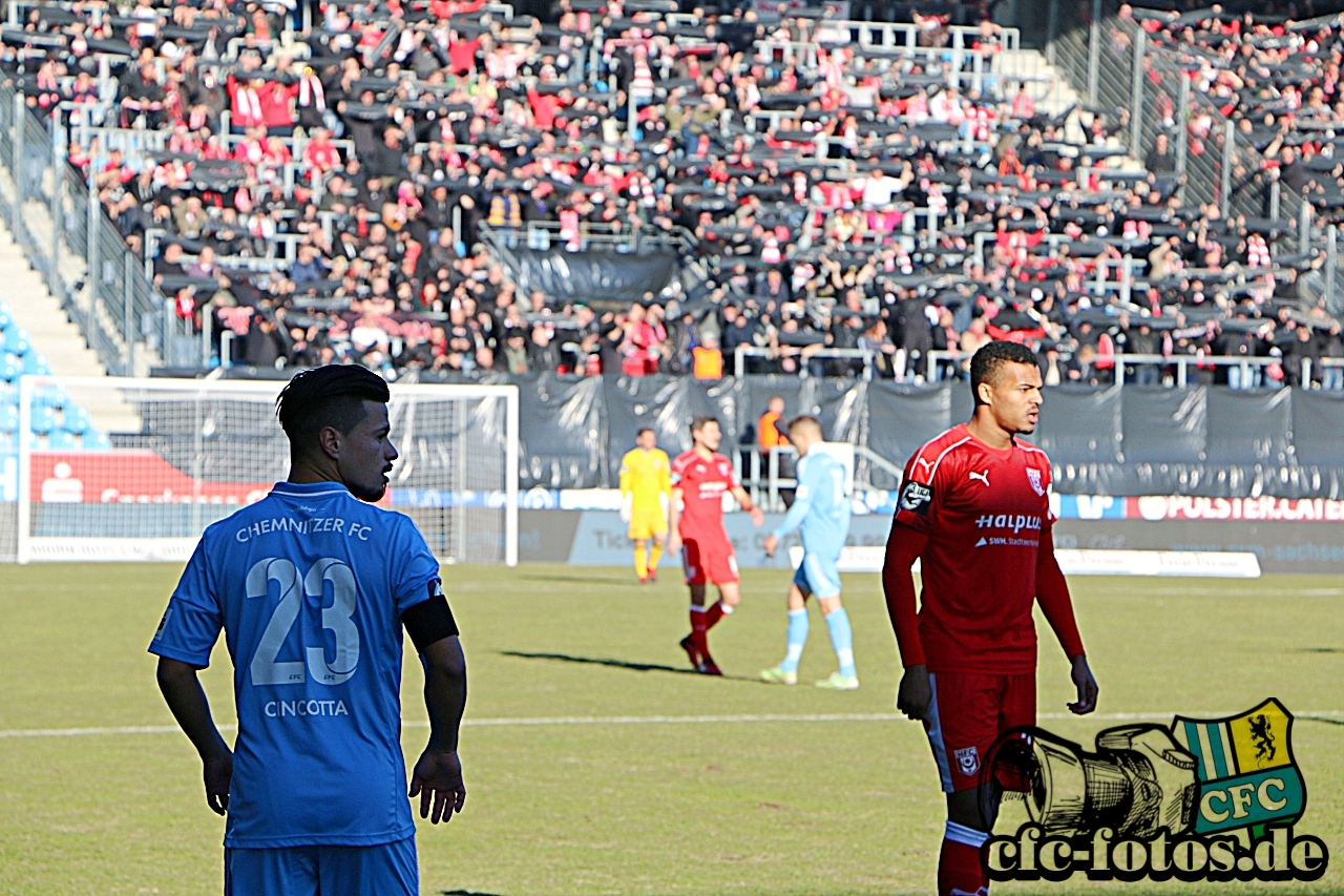 Chemnitzer FC - Hallescher FC 1:1 (0:0)