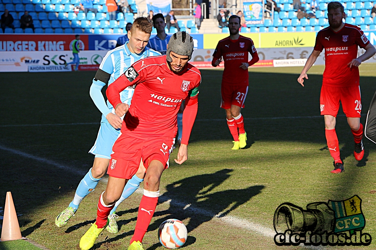 Chemnitzer FC - Hallescher FC 1:1 (0:0)