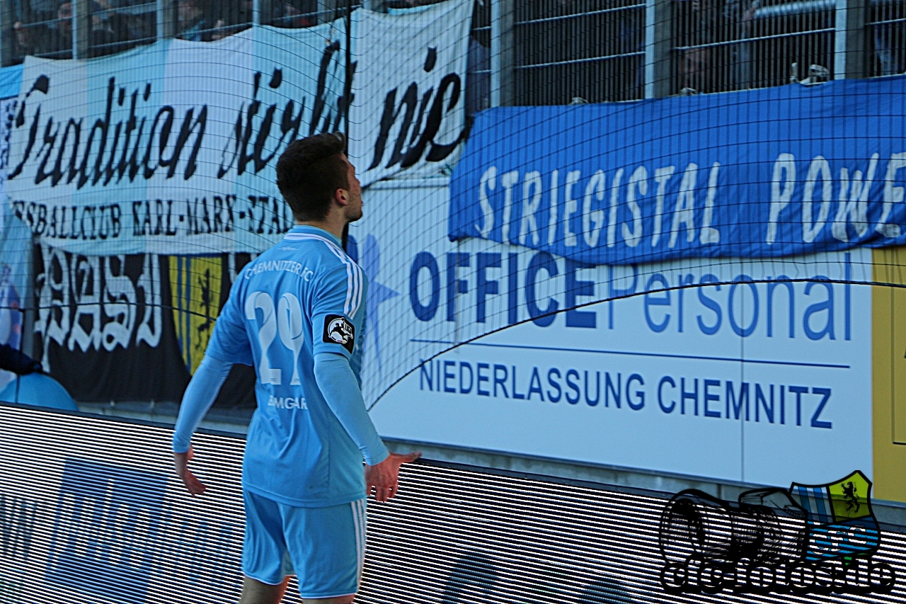 Chemnitzer FC - Hallescher FC 1:1 (0:0)