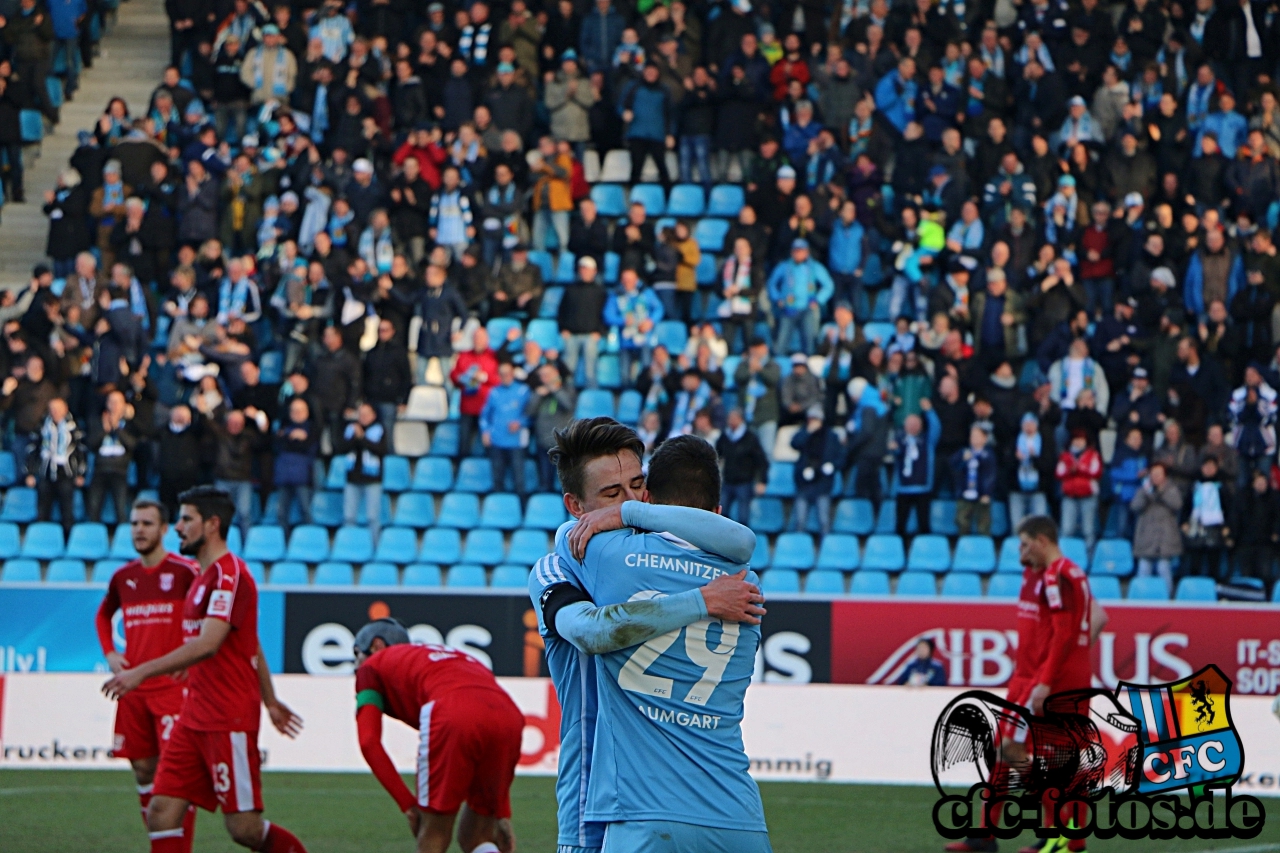 Chemnitzer FC - Hallescher FC 1:1 (0:0)