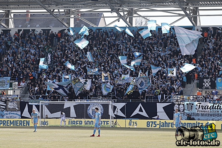 Chemnitzer FC - Hallescher FC 1:1 (0:0)