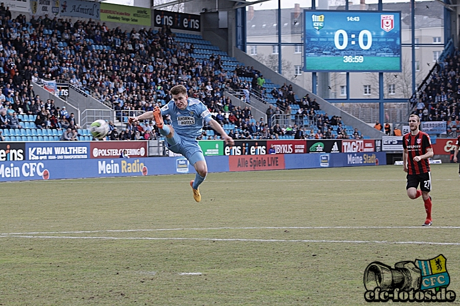 Chemnitzer FC - Hallescher FC 1:1 (0:0)