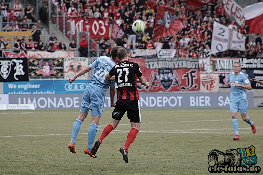 Chemnitzer FC - Hallescher FC 1:1 (0:0)