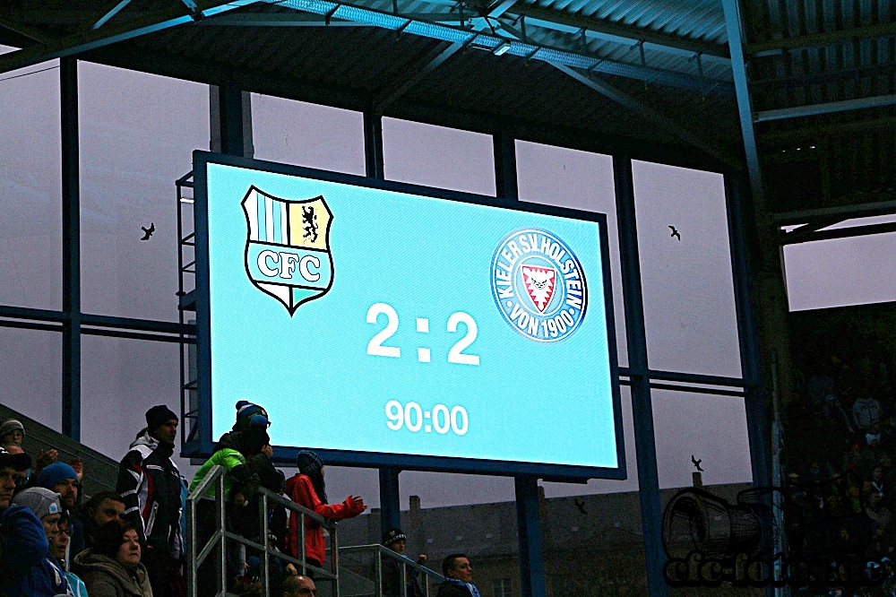  Chemnitzer FC - KSV Holstein Kiel / 2:2 (1:0)