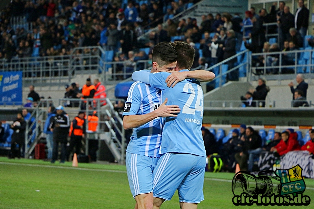 Chemnitzer FC - S.C. Fortuna Kln 3:1 (1:1)