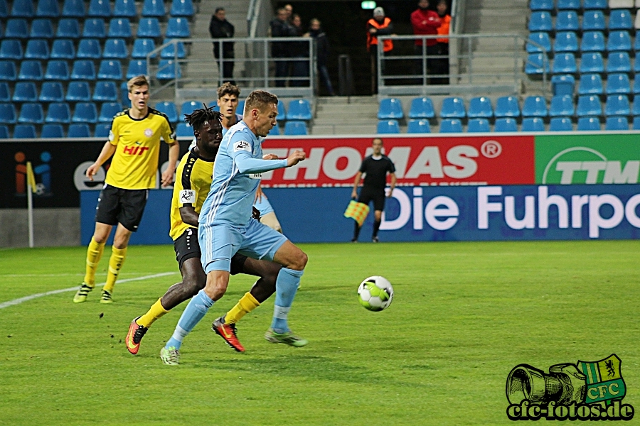 Chemnitzer FC - S.C. Fortuna Kln 1:2 (0:1)