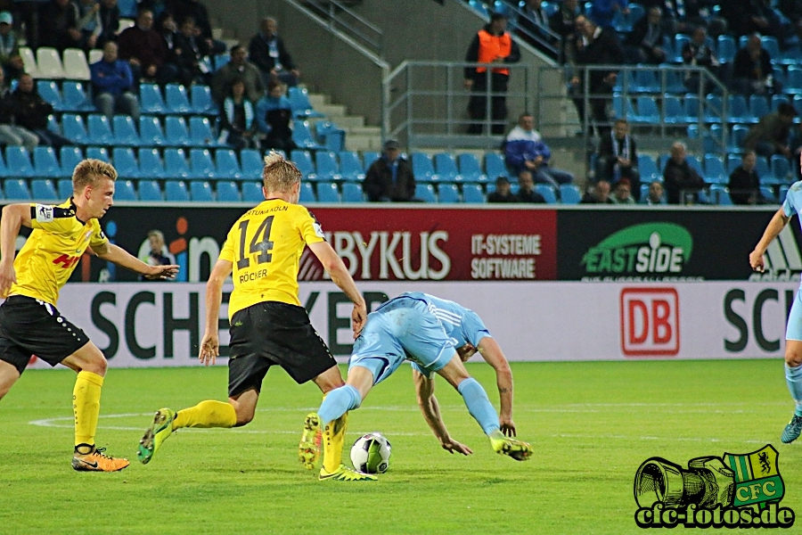 Chemnitzer FC - S.C. Fortuna Kln 1:2 (0:1)