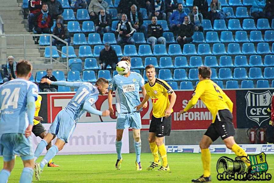Chemnitzer FC - S.C. Fortuna Kln 1:2 (0:1)