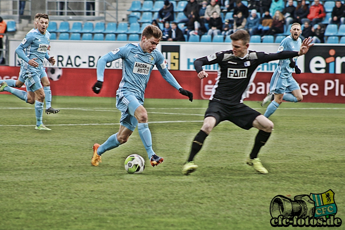 Chemnitzer FC - 1.FC Magdeburg 2:3 (1:3)