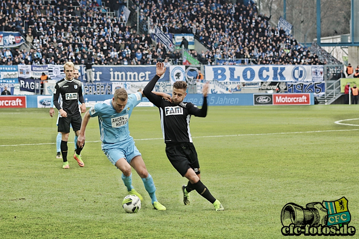 Chemnitzer FC - 1.FC Magdeburg 2:3 (1:3)