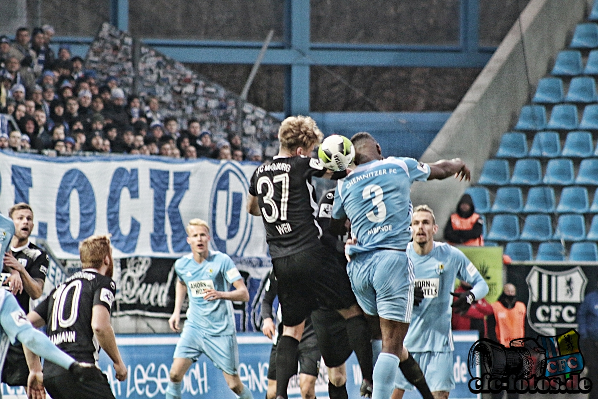 Chemnitzer FC - 1.FC Magdeburg 2:3 (1:3)