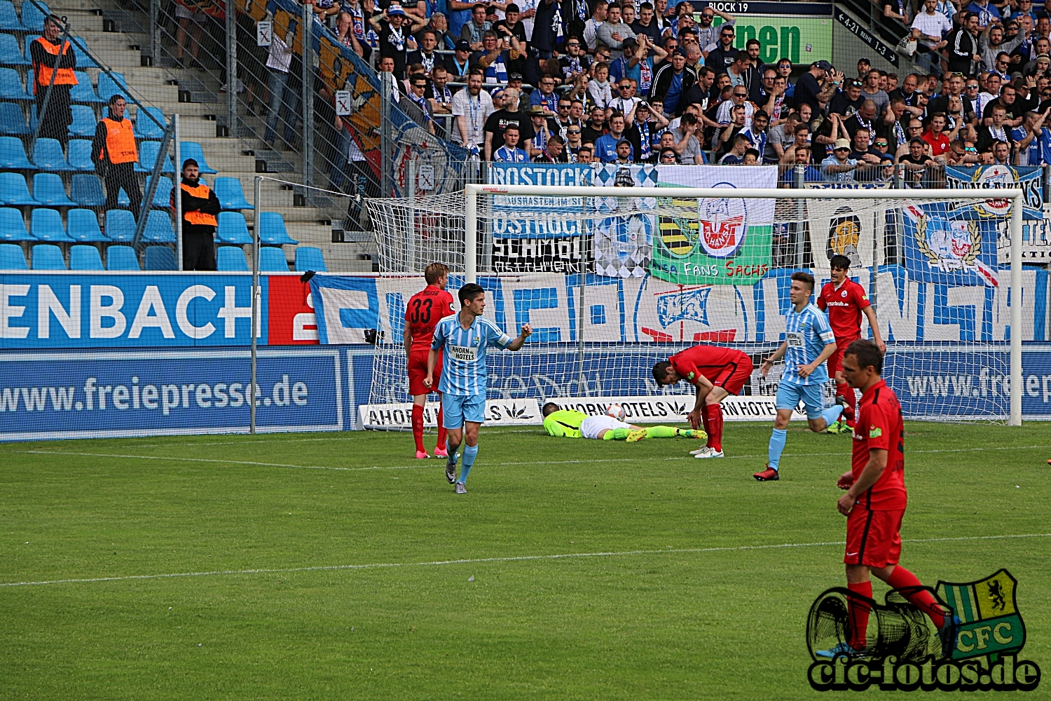 Chemnitzer FC - F.C. Hansa Rostock 2:0 (2:0)