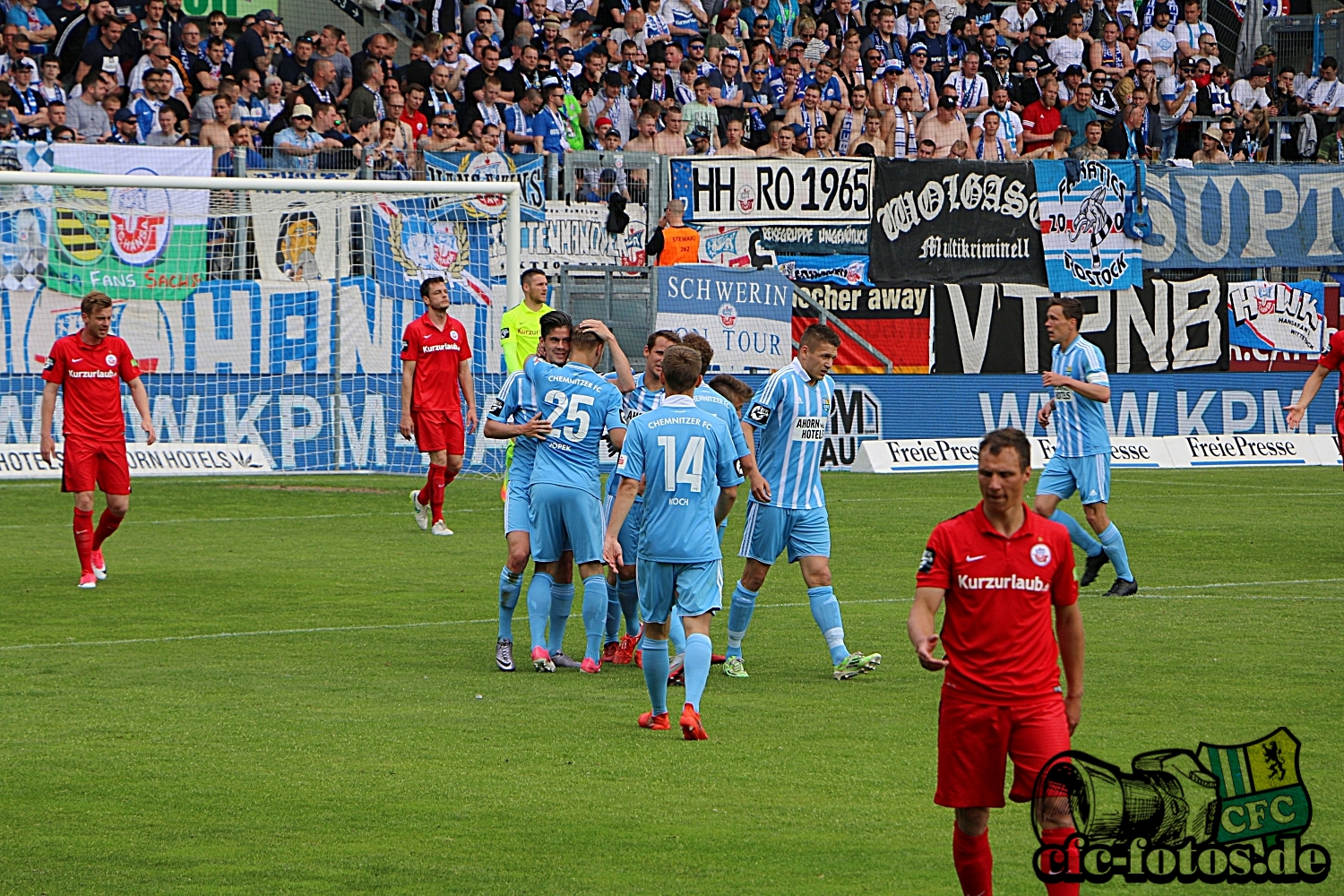 Chemnitzer FC - F.C. Hansa Rostock 2:0 (2:0)