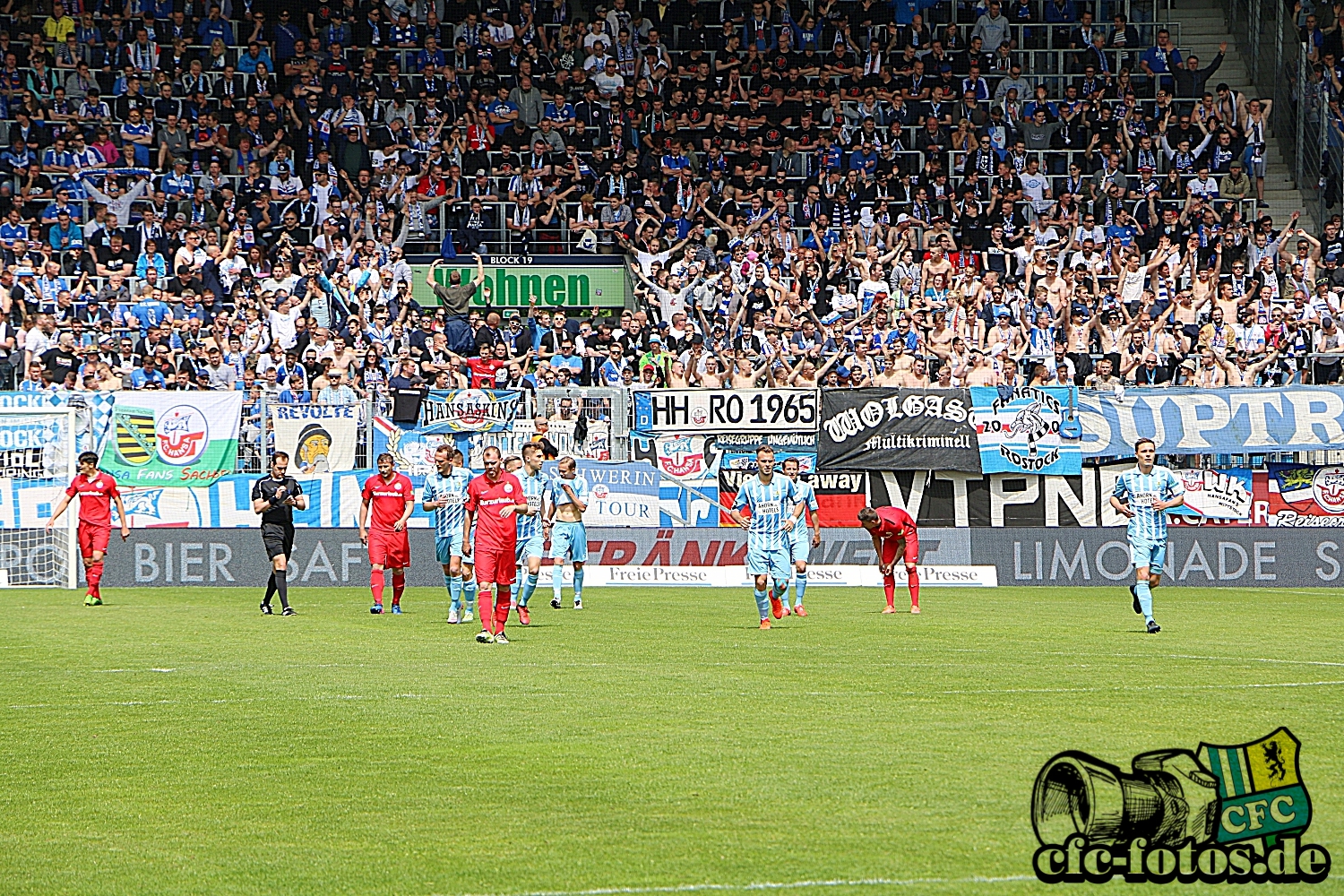 Chemnitzer FC - F.C. Hansa Rostock 2:0 (2:0)