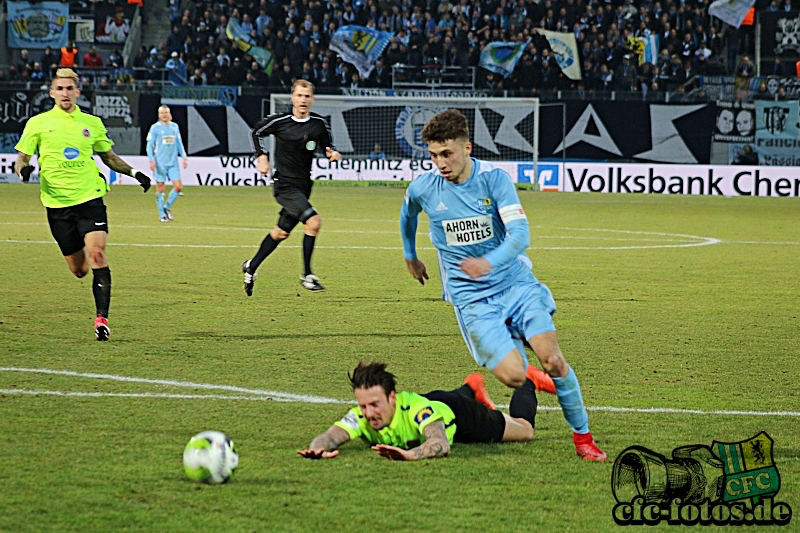 Chemnitzer FC - Wehen Weisbaden 1:4 (1:0)