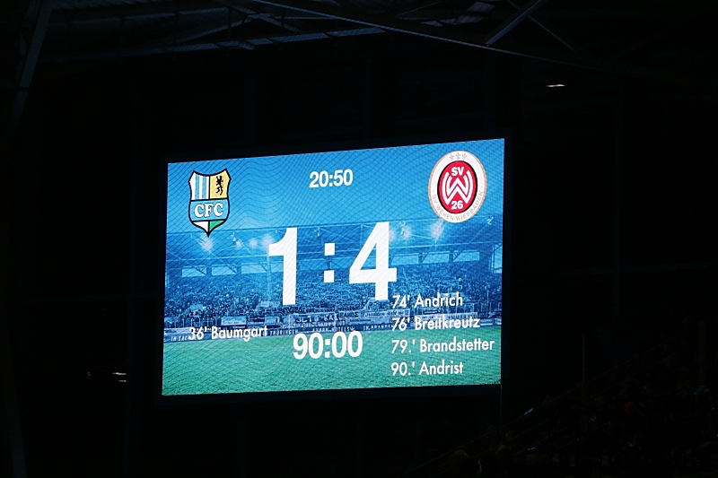Chemnitzer FC - Wehen Weisbaden 1:4 (1:0)