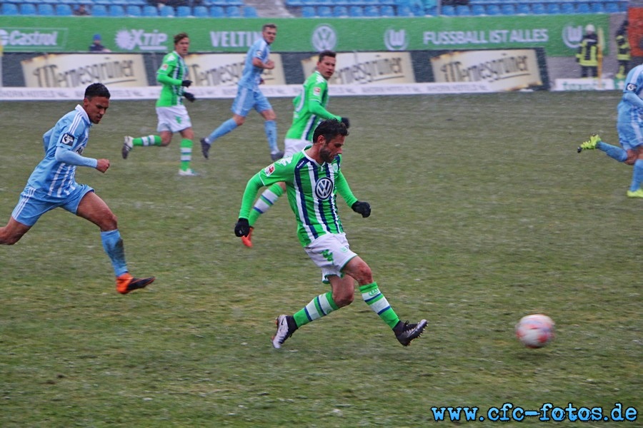 Chemnitzer FC - VfL Wolfsburg 3:2 (1:2)