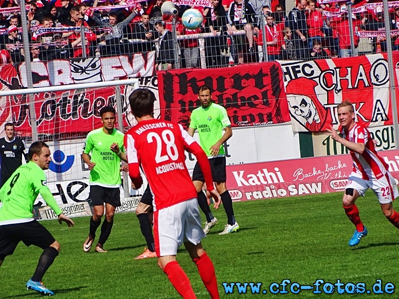 Hallescher FC - Chemnitzer FC 1:2 (0:0)
