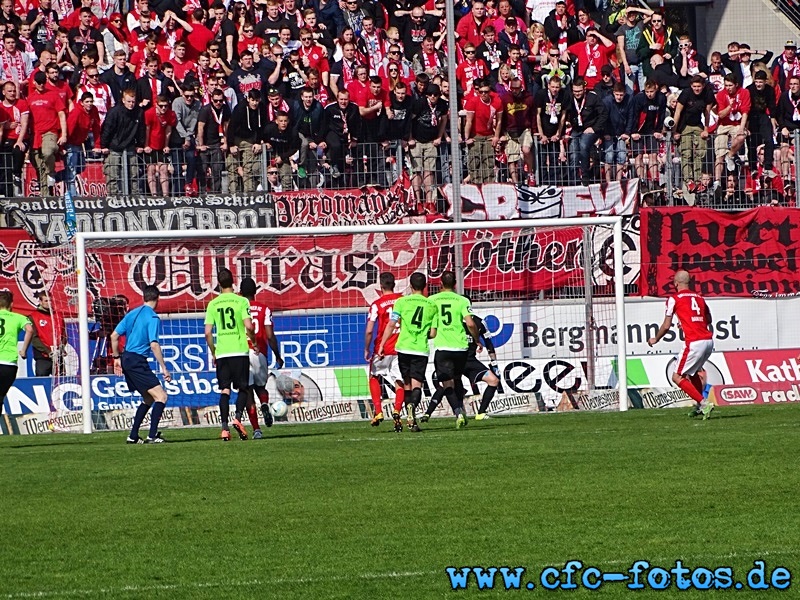 Hallescher FC - Chemnitzer FC 1:2 (0:0)