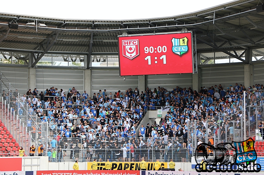 Hallescher FC - Chemnitzer FC 1:1 (1:0)