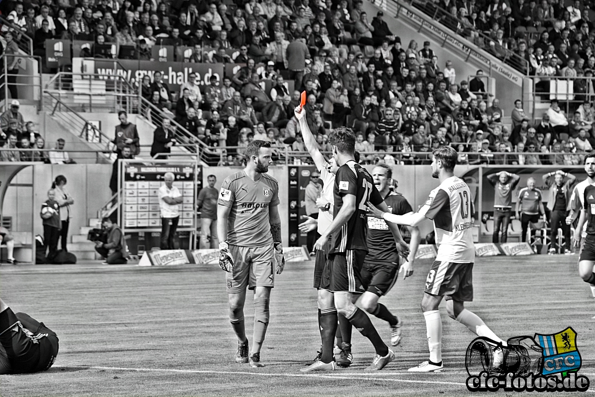 Hallescher FC - Chemnitzer FC 0:3 (0:2)