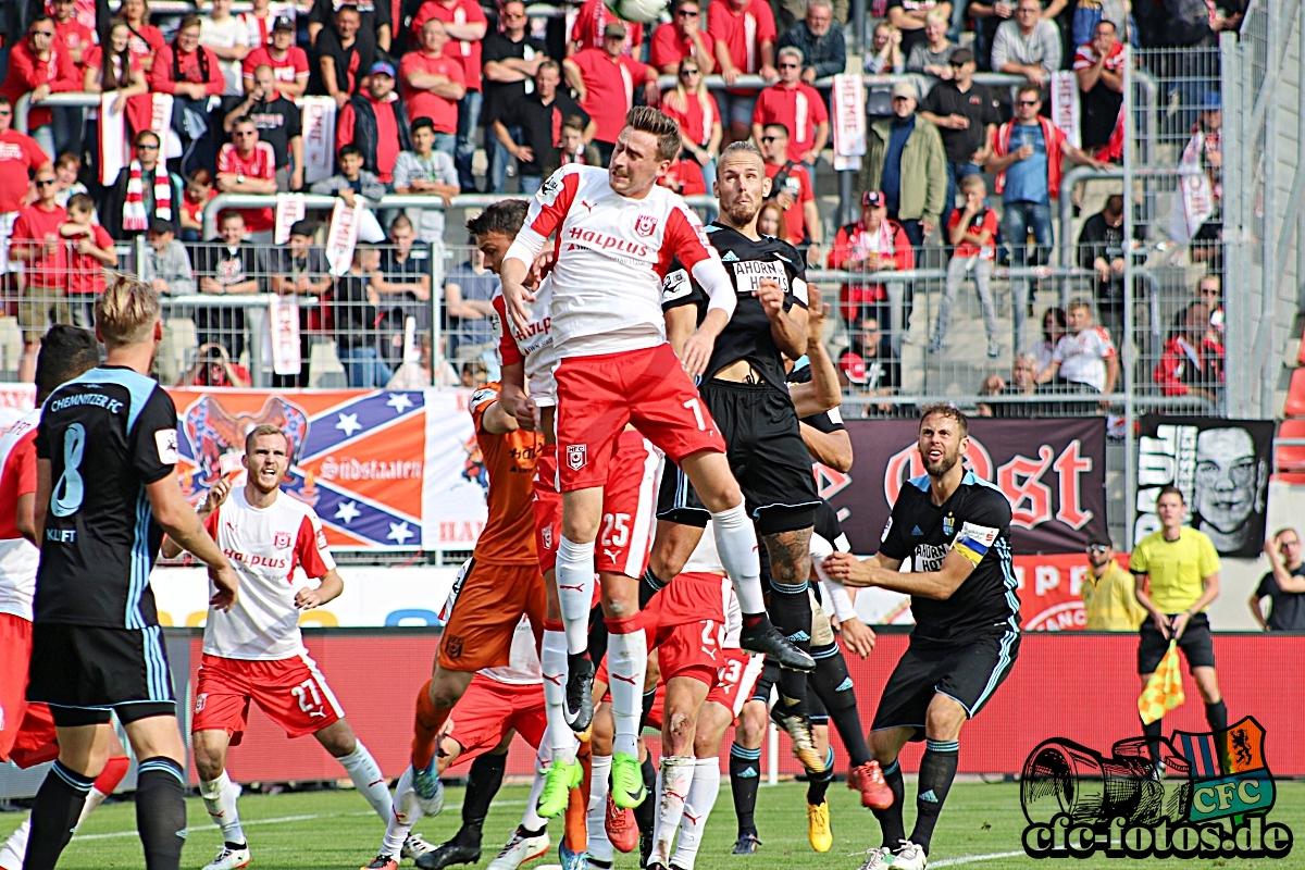 Hallescher FC - Chemnitzer FC 0:3 (0:2)