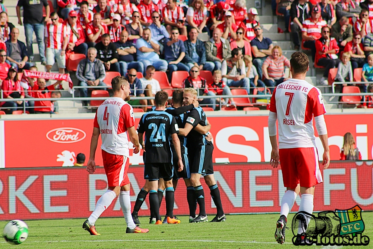 Hallescher FC - Chemnitzer FC 0:3 (0:2)