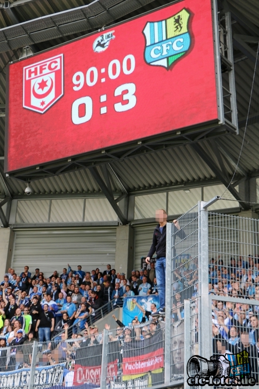 Hallescher FC - Chemnitzer FC 0:3 (0:2)