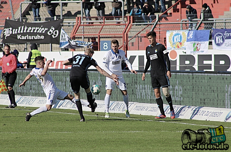 Karlsruher SC - Chemnitzer FC 2:0 (1:1)