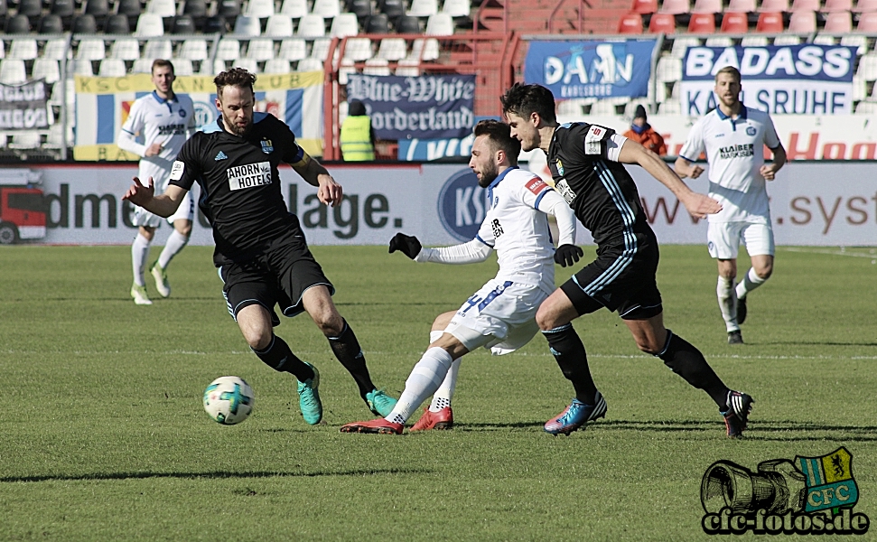 Karlsruher SC - Chemnitzer FC 2:0 (1:1)