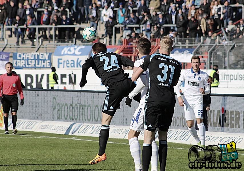 Karlsruher SC - Chemnitzer FC 2:0 (1:1)