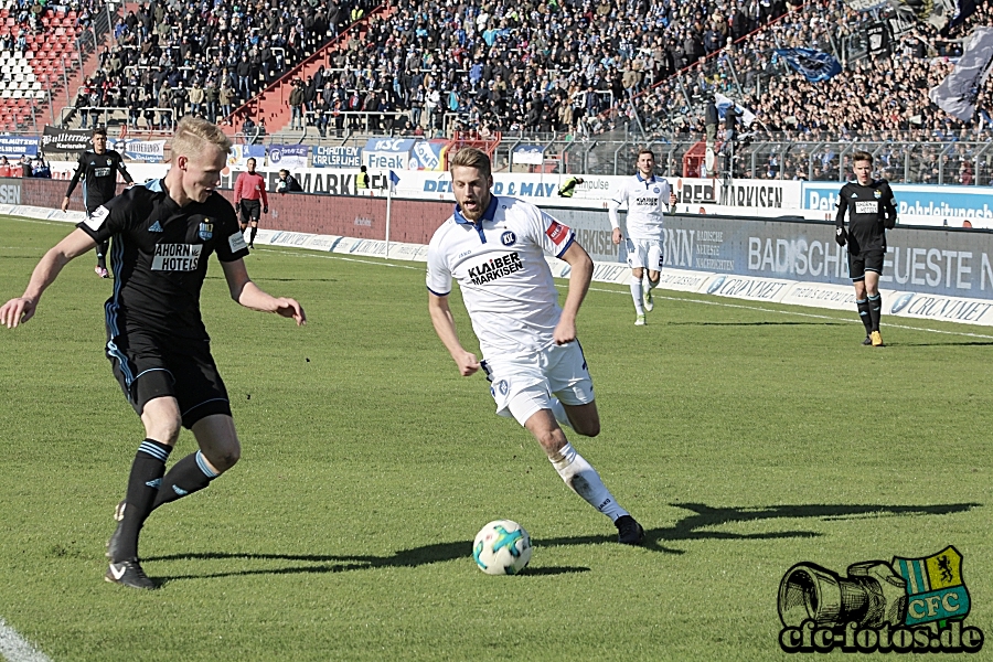 Karlsruher SC - Chemnitzer FC 2:0 (1:1)