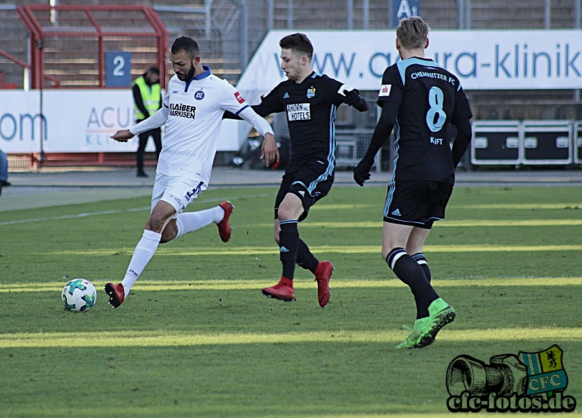 Karlsruher SC - Chemnitzer FC 2:0 (1:1)