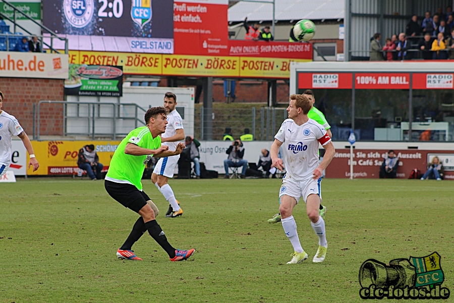 Sportfreunde Lotte - Chemnitzer FC 3:1 (2:0)