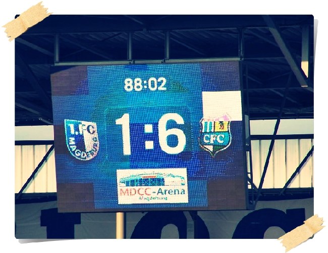 1.FC Magdeburg - Chemnitzer FC / 1:6 (1:2)