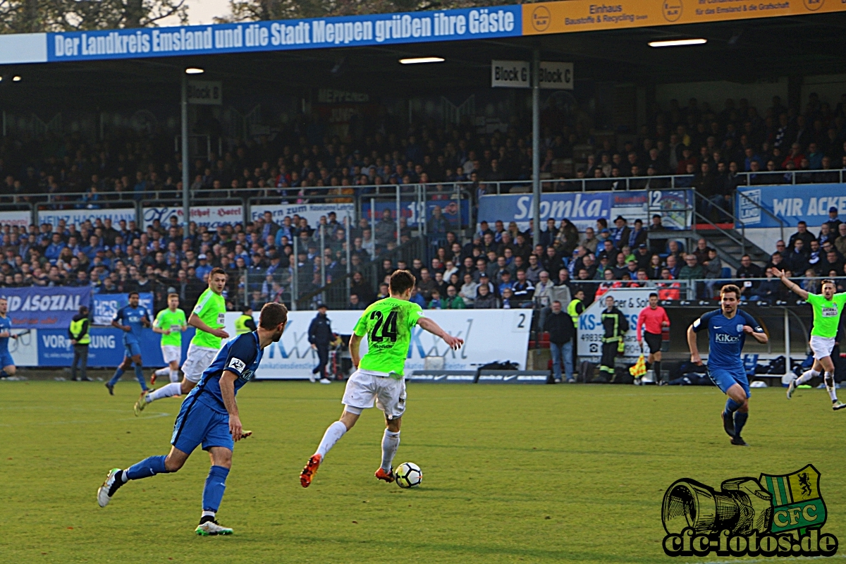 SV Meppen - Chemnitzer FC 3:2 (0:1)