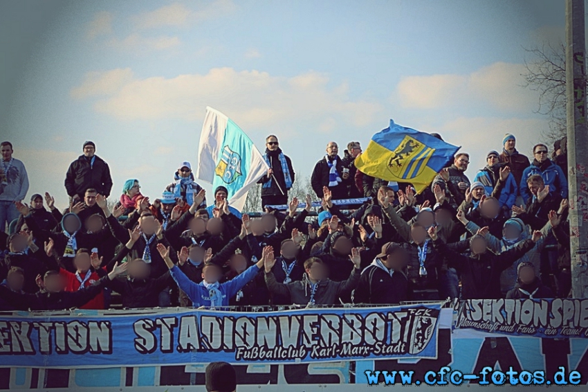 Chemnitzer FC - SG Dynamo Dresden 2:2 (1:2)