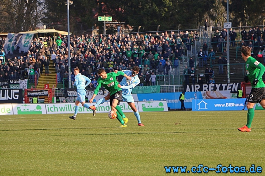 Chemnitzer FC - SG Dynamo Dresden 2:2 (1:2)