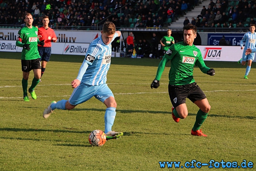 Chemnitzer FC - SG Dynamo Dresden 2:2 (1:2)