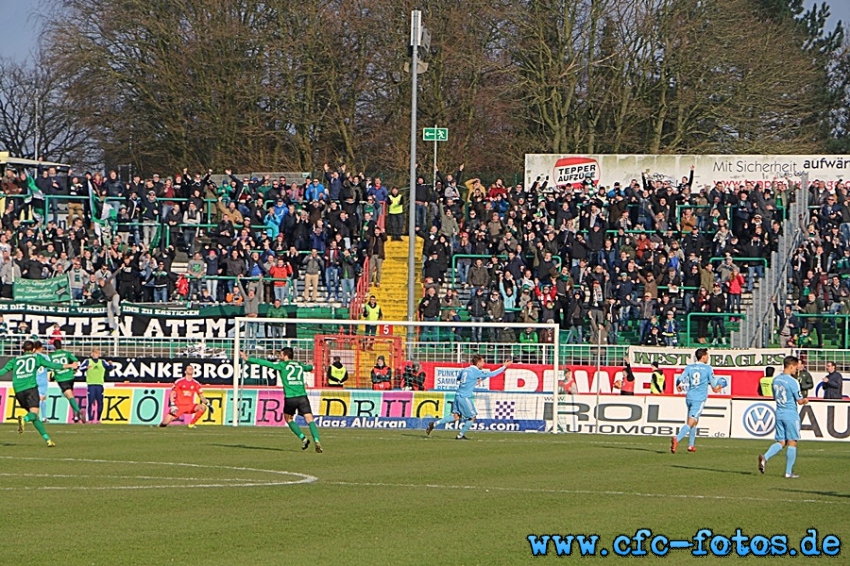 Chemnitzer FC - SG Dynamo Dresden 2:2 (1:2)
