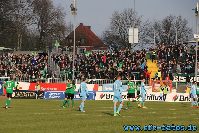 Chemnitzer FC - SG Dynamo Dresden 2:2 (1:2)