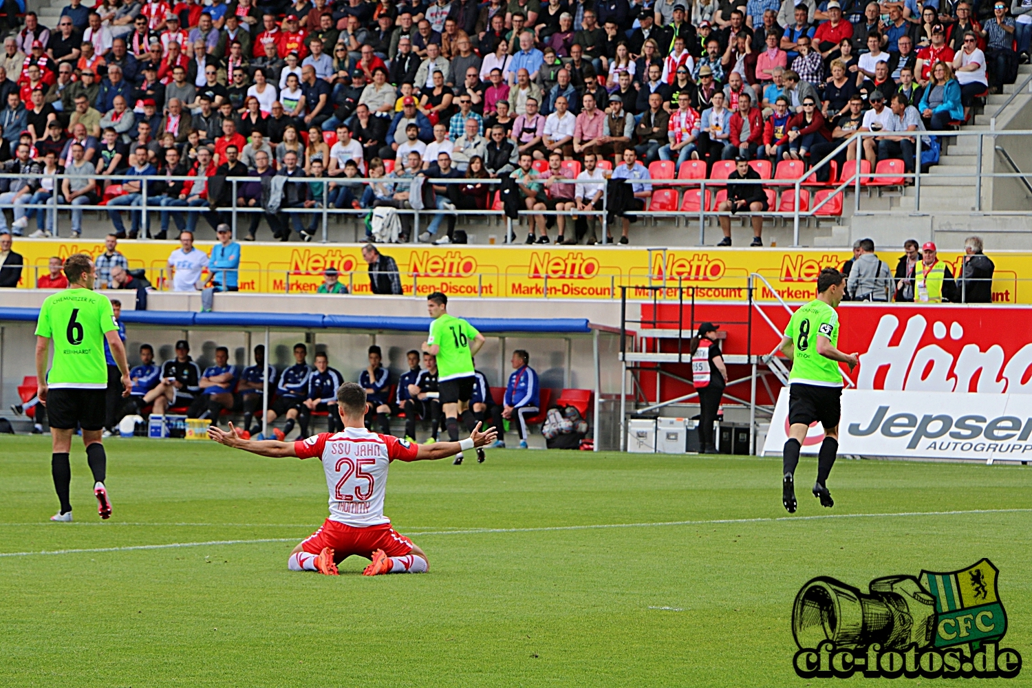 SSV Jahn Regensburg-Chemnitzer FC 3:2 (1:0)