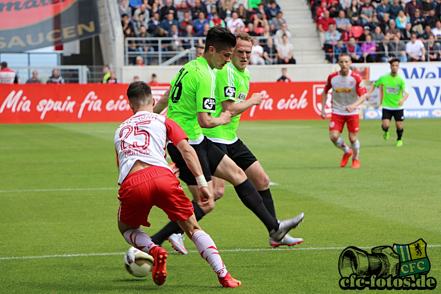 SSV Jahn Regensburg-Chemnitzer FC 3:2 (1:0)
